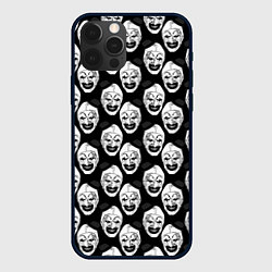 Чехол для iPhone 12 Pro Funny terrifier clown Art, цвет: 3D-черный