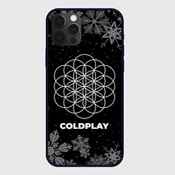 Чехол для iPhone 12 Pro Снежный Coldplay, цвет: 3D-черный