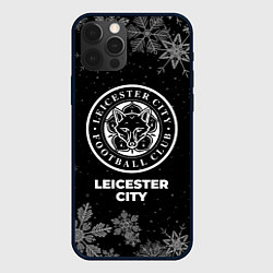 Чехол для iPhone 12 Pro Снежный Leicester City, цвет: 3D-черный