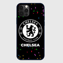 Чехол для iPhone 12 Pro Chelsea конфети, цвет: 3D-черный