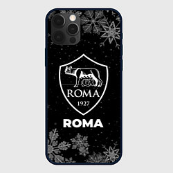 Чехол для iPhone 12 Pro Снежный Roma, цвет: 3D-черный