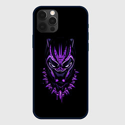 Чехол iPhone 12 Pro Black Panther head