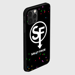 Чехол для iPhone 12 Pro Sally Face конфети, цвет: 3D-черный — фото 2