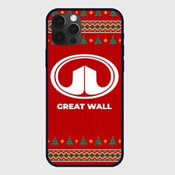 Чехол для iPhone 12 Pro Great Wall new year, цвет: 3D-черный