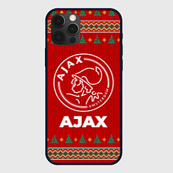 Чехол для iPhone 12 Pro Ajax new year, цвет: 3D-черный