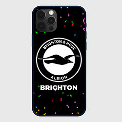 Чехол для iPhone 12 Pro Brighton конфети, цвет: 3D-черный