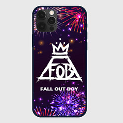 Чехол для iPhone 12 Pro Праздничный Fall Out Boy, цвет: 3D-черный