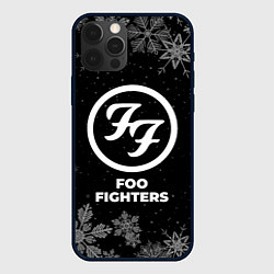 Чехол для iPhone 12 Pro Снежный Foo Fighters, цвет: 3D-черный