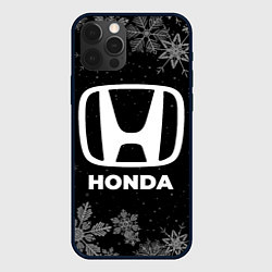 Чехол для iPhone 12 Pro Снежный Honda, цвет: 3D-черный