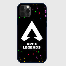 Чехол для iPhone 12 Pro Apex Legends конфети, цвет: 3D-черный