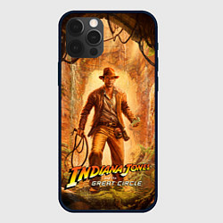 Чехол iPhone 12 Pro Инди Indiana Jones and the great circle