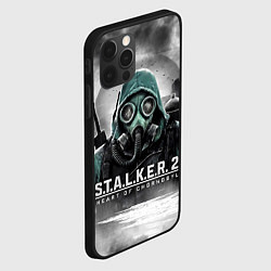 Чехол для iPhone 12 Pro Stalker 2 heart of Chornobyl radiation, цвет: 3D-черный — фото 2