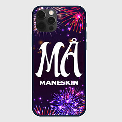 Чехол для iPhone 12 Pro Праздничный Maneskin, цвет: 3D-черный