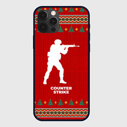 Чехол для iPhone 12 Pro Counter Strike new year, цвет: 3D-черный