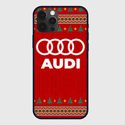 Чехол для iPhone 12 Pro Audi new year, цвет: 3D-черный