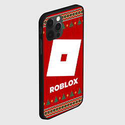 Чехол для iPhone 12 Pro Roblox new year, цвет: 3D-черный — фото 2