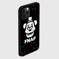 Чехол для iPhone 12 Pro FNAF конфети, цвет: 3D-черный — фото 2