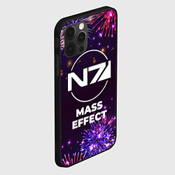 Чехол для iPhone 12 Pro Праздничный Mass Effect, цвет: 3D-черный — фото 2