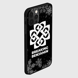 Чехол для iPhone 12 Pro Снежный Breaking Benjamin, цвет: 3D-черный — фото 2