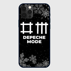 Чехол для iPhone 12 Pro Снежный Depeche Mode, цвет: 3D-черный