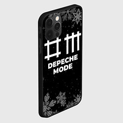 Чехол для iPhone 12 Pro Снежный Depeche Mode, цвет: 3D-черный — фото 2