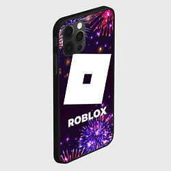 Чехол для iPhone 12 Pro Праздничный Roblox, цвет: 3D-черный — фото 2