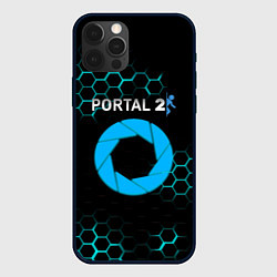 Чехол для iPhone 12 Pro Portal соты броня, цвет: 3D-черный