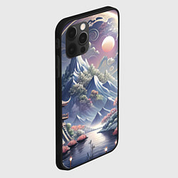 Чехол для iPhone 12 Pro Япония - природа, цвет: 3D-черный — фото 2