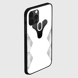 Чехол для iPhone 12 Pro Destiny white poly, цвет: 3D-черный — фото 2