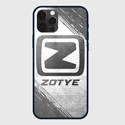 Чехол для iPhone 12 Pro Zotye - white gradient, цвет: 3D-черный