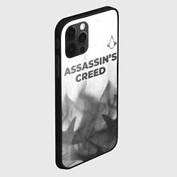 Чехол для iPhone 12 Pro Assassins Creed - white gradient посередине, цвет: 3D-черный — фото 2