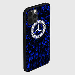 Чехол для iPhone 12 Pro Mercedes blue energy, цвет: 3D-черный — фото 2