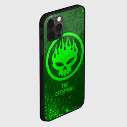 Чехол для iPhone 12 Pro The Offspring - green gradient, цвет: 3D-черный — фото 2