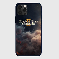 Чехол для iPhone 12 Pro Kingdom Come Deliverance 2 лого, цвет: 3D-черный