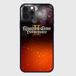 Чехол для iPhone 12 Pro Kingdom Come Deliverance 2 logo, цвет: 3D-черный
