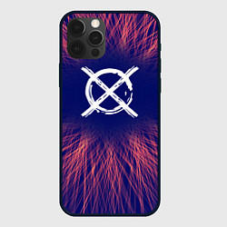 Чехол для iPhone 12 Pro CreepyPasta red energy, цвет: 3D-черный