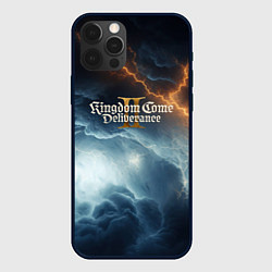 Чехол iPhone 12 Pro Kingdom Come Deliverance 2 молнии в небе