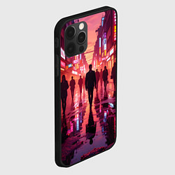 Чехол для iPhone 12 Pro Вечерний мегаполис, цвет: 3D-черный — фото 2