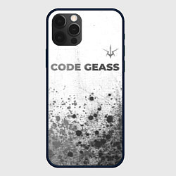 Чехол для iPhone 12 Pro Code Geass - white gradient посередине, цвет: 3D-черный