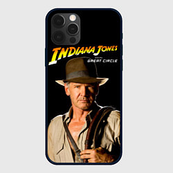 Чехол для iPhone 12 Pro Indiana Jones and the Great Circle, цвет: 3D-черный