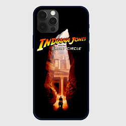 Чехол для iPhone 12 Pro Indiana Jones and the Great Circle, цвет: 3D-черный