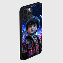 Чехол для iPhone 12 Pro Гарри Поттер и мегаполис, цвет: 3D-черный — фото 2