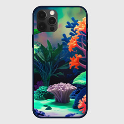 Чехол iPhone 12 Pro Морское дно с кораллами