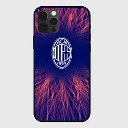 Чехол для iPhone 12 Pro AC Milan red energy, цвет: 3D-черный
