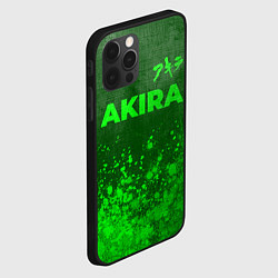 Чехол для iPhone 12 Pro Akira - green gradient посередине, цвет: 3D-черный — фото 2