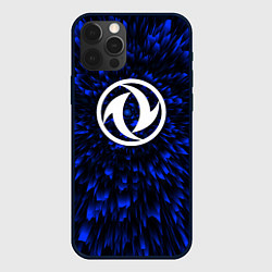 Чехол для iPhone 12 Pro Dongfeng blue energy, цвет: 3D-черный