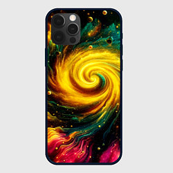 Чехол для iPhone 12 Pro Neon space - ai art fantasy, цвет: 3D-черный