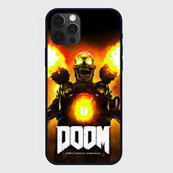Чехол для iPhone 12 Pro Doom - revenant, цвет: 3D-черный