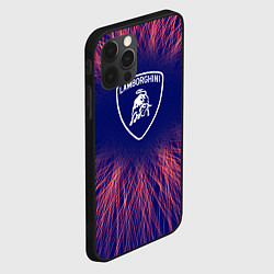 Чехол для iPhone 12 Pro Lamborghini red energy, цвет: 3D-черный — фото 2