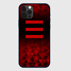 Чехол для iPhone 12 Pro OneRepublic red poly, цвет: 3D-черный